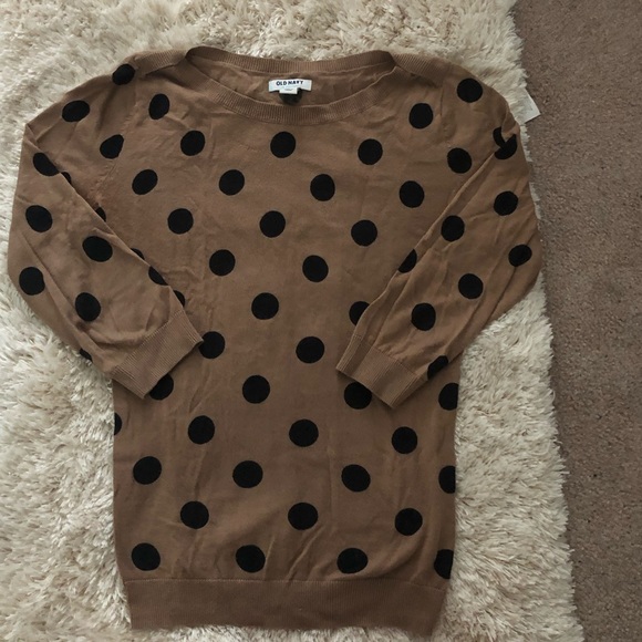 Old Navy Sweaters - Old Navy brand size XS polka dot light sweater